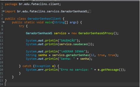 Codigo gerador de senhas em java